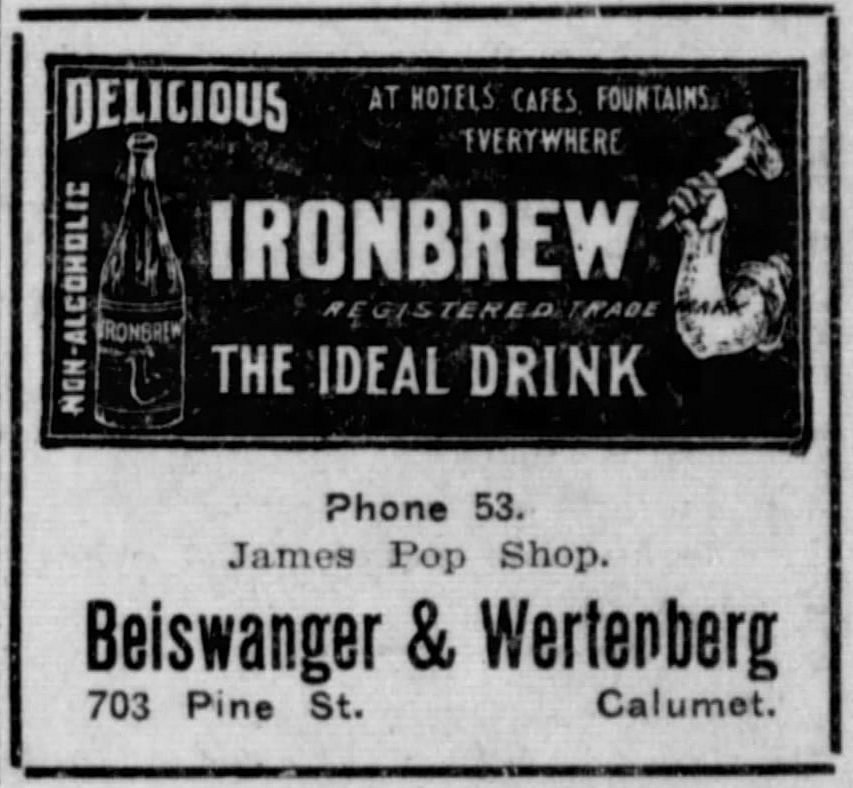 Newspaper ad - <i>The Calumet News</i>, 07 Dec 1910